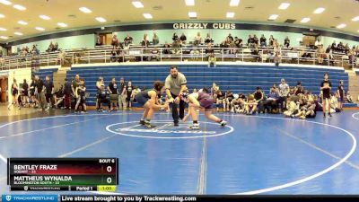 160 lbs Round 3 (4 Team) - Mattheus Wynalda, Bloomington South vs Bentley Fraze, Hobart