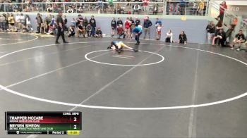 74 lbs Cons. Semi - Brysen Simeon, Bethel Freestyle Wrestling Club vs Trapper McCabe, Kodiak Wrestling Club