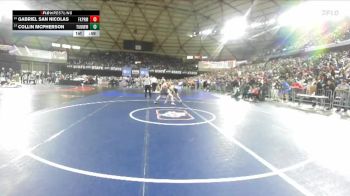 Boys 2A 126 lbs Cons. Round 2 - Collin McPherson, Tumwater vs Gabriel San Nicolas, Franklin Pierce