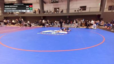 U12 FK - 78 lbs 3rd Place Match - Jaxon McCulley, Salem Elite Mat Club vs Camden Henry, Enumclaw Yellow Jackets Wrestling Club