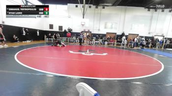 132 lbs Consi Of 8 #2 - Emmanuel Tertiropoulos, Greenwich vs Ryan Laing, Norwalk