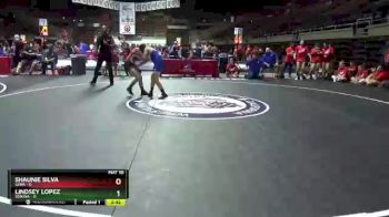 112 lbs Round 3 (6 Team) - Shaunie Silva, SJWA vs Lindsey Lopez, SDIKWA