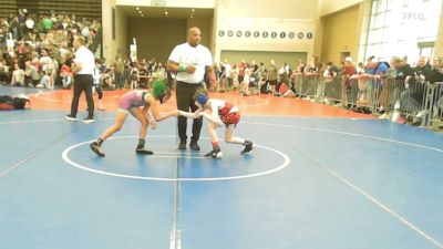 73-M lbs Consi Of 8 #1 - Chase Mckinney, Centurion vs Tyanna Evans, Orchard South WC