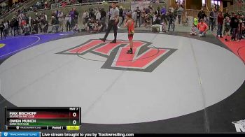 77 lbs Cons. Round 3 - Owen Munch, Hawk Mat Club vs Max Bischoff, Silverton Mat Club