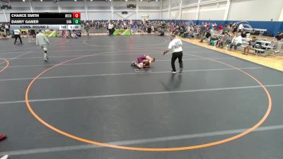 120 lbs Cons. Round 3 - Danny Gamer, Unattached vs Chance Smith, Mishawaka Wreslting