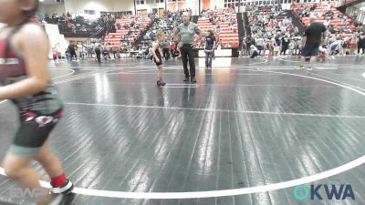49-55 lbs Rr Rnd 1 - Laylen Parish, Wagoner Takedown Club vs Reegan Perkins, Tahlequah Wrestling Club
