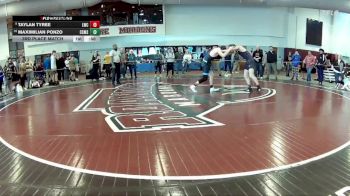 144 lbs 3rd Place Match - Taylan Tyree, Lexington Wrestling Club vs Maximilian Ponzo, Cave Spring Middle School