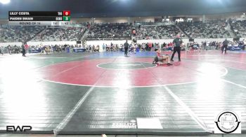 80 lbs Rr Rnd 2 - Violet Gray, Broken Arrow Girls Junior High vs Pressley Maturino, Broken Arrow Girls Junior High