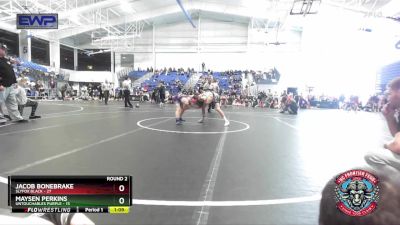 105 lbs Round 2 (4 Team) - Jacob Bonebrake, Slyfox Black vs Maysen Perkins, Untouchables Purple