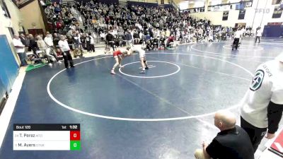 160 lbs Round Of 32 - Tanner Perez, Mt. Olive vs Macon Ayers, Staunton River