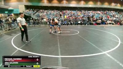 165 lbs Cons. Round 3 - Michael Ramirez, Vista Del Lago vs Kris Baldwin, Mazama