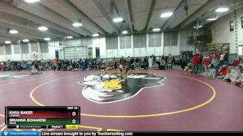 135 lbs Cons. Round 2 - Kara Baker, Laramie vs Brianna Bohanon, Mead