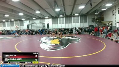 135 lbs Cons. Round 2 - Kara Baker, Laramie vs Brianna Bohanon, Mead