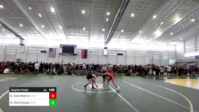 95 lbs Quarterfinal - Adrian Salvatierra, Evwc vs Aceyn Dominguez, Desert Dogs WC