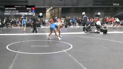 131 lbs Cons. Round 2 - Gabi Koppes, Baker University vs Destiny Lofton, Oklahoma State University