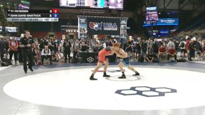 138 lbs Cons. Sub-rd Of 32 - Ty Petersen, Idaho vs John David Shattuck, Alabama