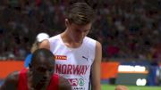 2018 European Championships - Men's 5k, Final - Jakob Ingebrigtsen Closes In 54.09!