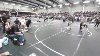 77 lbs Quarterfinal - Drew Rhoten, Falls Academy vs Cayden Velasquez Baca, Bloomfield Wildcats