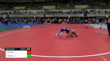 75 lbs Cons. Round 1 - Brody Kratt, Plainview Elgin Millville vs Trevor Wilson, Grapplers