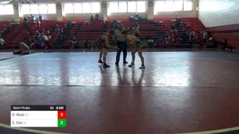 160 lbs Semifinal - Oren Bost, Nc vs Zane Cox, Va