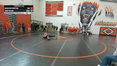 145-151 lbs Round 2 - Marlow Nguyen, Powell Middle School vs Josh Blair, Thermopolis Middle School