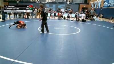 57-64 lbs Round 1 - Lincoln Haslam, Morgan Wrestling Club vs Jt Stanger, Empire