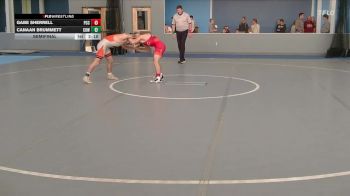 125 lbs Semifinal - Gabe Sherrell, Pratt Community College vs Canaan Brummett, Cowley College