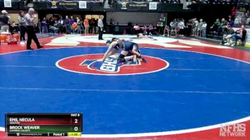 7A-150 lbs Semifinal - Brock Weaver, Camden County vs Emil Necula, Walton