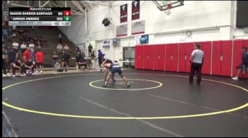 125 lbs Cons. Semi - Mason Barros-Santiago, Rio Hondo College vs Adrian Jimenez, Cerritos College