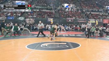 AA - 175 lbs 3rd Place Match - Matthew Ahner, Glacier (Kalispell) vs Wil Rhoten, Great Falls CMR