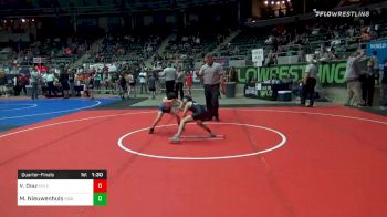 65 lbs Quarterfinal - Violet Diaz, Eagle Empire vs Madison Nieuwenhuis, Vicksburg WC