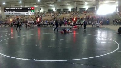 120 lbs 3rd Place Match - Whittaker Noggle, Nashville Catholic Wrestling vs Sophia Lee, Seymour Youth Wrestling Club