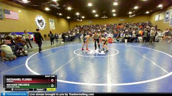 106 lbs Champ. Round 2 - Nathaniel Flores, Sanger vs Nathan Melnick, Newbury Park