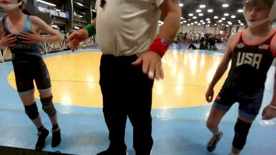 75 lbs Rr Rnd 2 - Ryan Bridges, Mat Warriors PWC - MS vs Pierce Davich, Donahue Wrestling Academy - MS