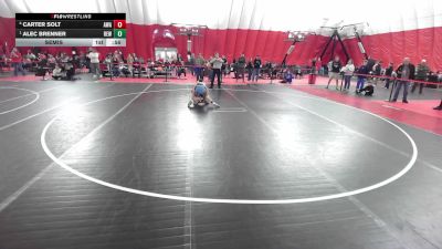 14U Boys - 100 lbs Semis - Alec Brenner, RT Elite Wrestling vs Carter Solt, Askren Wrestling Academy