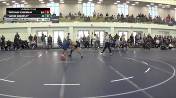 141 lbs Cons. Round 5 - Michael Kallimani, Manchester vs Adom Sharpley, John Carroll