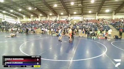 170 lbs Quarterfinal - Angelo Barahona, CA vs Amran Dursunov, ID