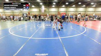 57 kg Rr Rnd 2 - Adyson Vogelsong, Primus WC - GHSE vs Arianna Pieretti, Grit Mat Club - GHSE