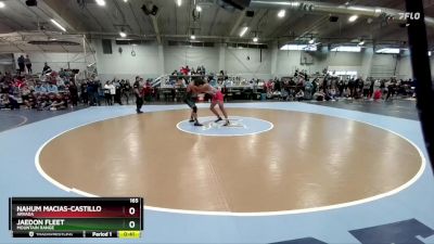 165 lbs Cons. Round 1 - Nahum Macias-Castillo, Arvada vs Jaedon Fleet, Mountain Range