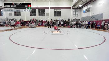 113 lbs Round Of 16 - Andres Garcia, Cardinal Gibbons vs James Hogan, St. Anne-Pacelli Catholic