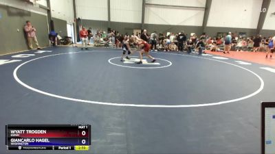 138 lbs Cons. Round 2 - Wyatt Trogden, NWWC vs Giancarlo Hagel, Washington