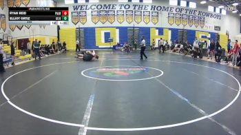 285 lbs Quarterfinals (8 Team) - Elliot Ortiz, George Jenkins vs Ryan Reid, Palmetto