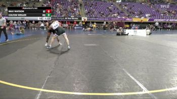 157 lbs Quarterfinals (8 Team) - Colton Weiler, University Of Dubuque vs Max Watson, RIT