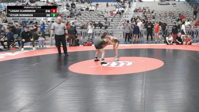 80 lbs Cons. Sub-quarters - Kyler Robinson, Shootbox Wrestling Club vs Logan Clarendon, Black Fox Wrestling Academy