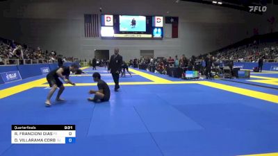 RODRIGO FRANCIONI DIAS vs DEANDRE VILLARAMA CORBE 2022 Pan IBJJF Jiu-Jitsu No-Gi Championship
