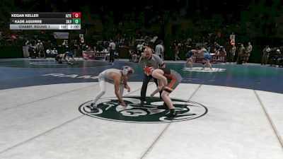 4A 150 lbs Champ. Round 1 - Kade Aguirre, Silver vs Kegan Keller, Aztec