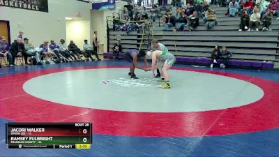 190 lbs 4th Wrestleback (16 Team) - Jacori Walker, Upson Lee vs Ramsey Fulbright, Franklin County