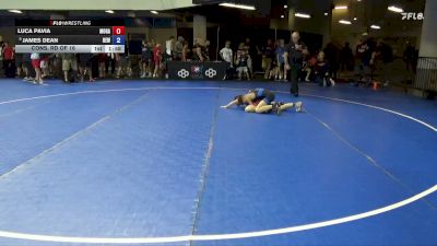 88 lbs Cons. Rd Of 16 - Luca Pavia, Monster Garage vs James Dean, Betterman Elite Wrestling