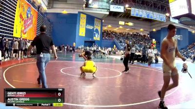 190 lbs Champ. Round 2 - Austin Gregg, Delone Catholic vs Genti Idrizi, Bergen Catholic