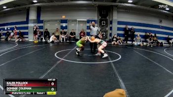 84 lbs Round 7 (8 Team) - Dominik Coleman, Team Shutt vs Kaleb Pollock, U2 Uprising Black